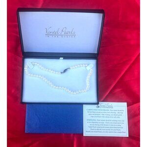 Vantel Pearls Grace Choker, 15.5" Strand 60 Pearls, Box & Cards, Vintage